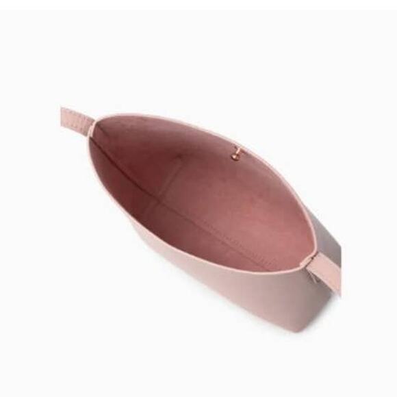 Samara Medium Vegan Leather Crossbody Shoulder Handbag - Peony Pink - NWT - Picture 8 of 10